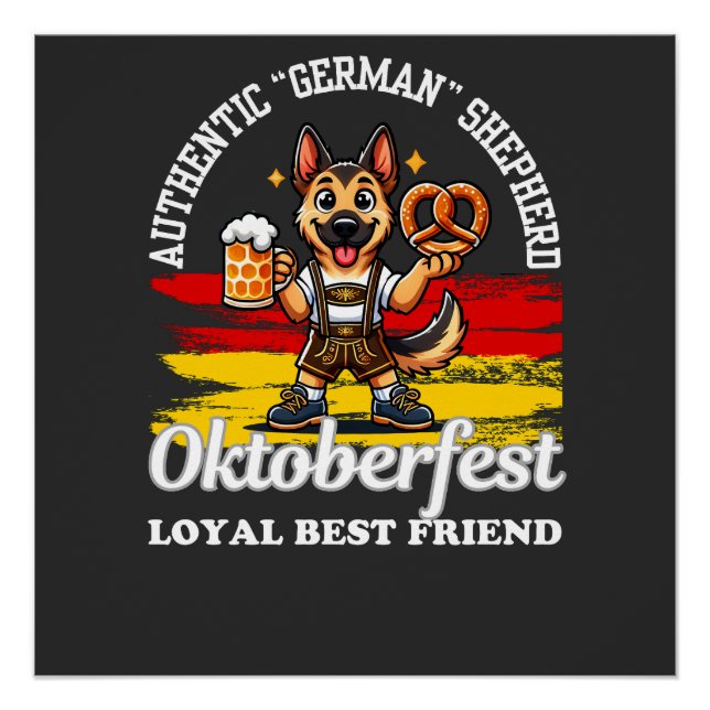 Pôster Presente para German shepherd | German shepherd (Frente)