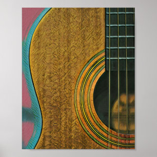 Poster Presente para guitarrista músico