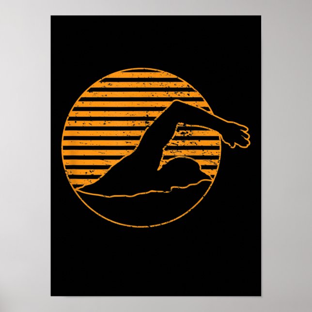 Poster Presente Para Nadar Design (Frente)