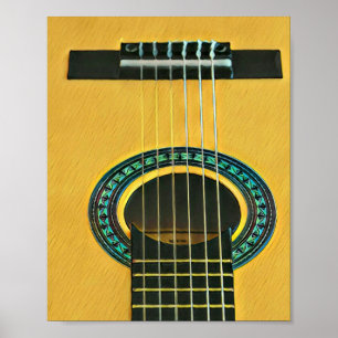 Poster Presente para namorado guitarrista