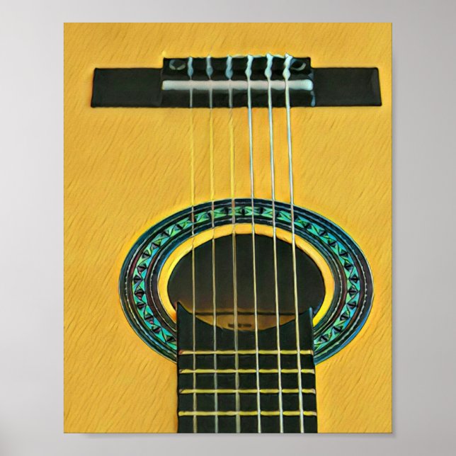 Poster Presente para namorado guitarrista (Frente)