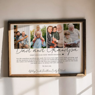 Poster Presente para o Papai e o Avô dos Miúdos e Netos