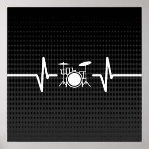 Poster Presente perfeito para aquele Drummer que você con