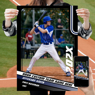 Poster Presente Personalizado para Jogador de Beisebol em