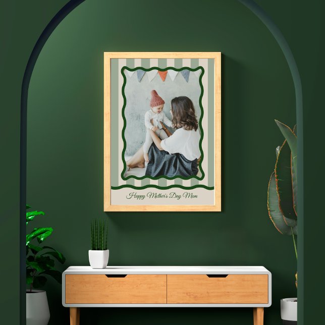 Poster Presente Personalizado para o Dia das Mães Tendênc (Criador carregado)