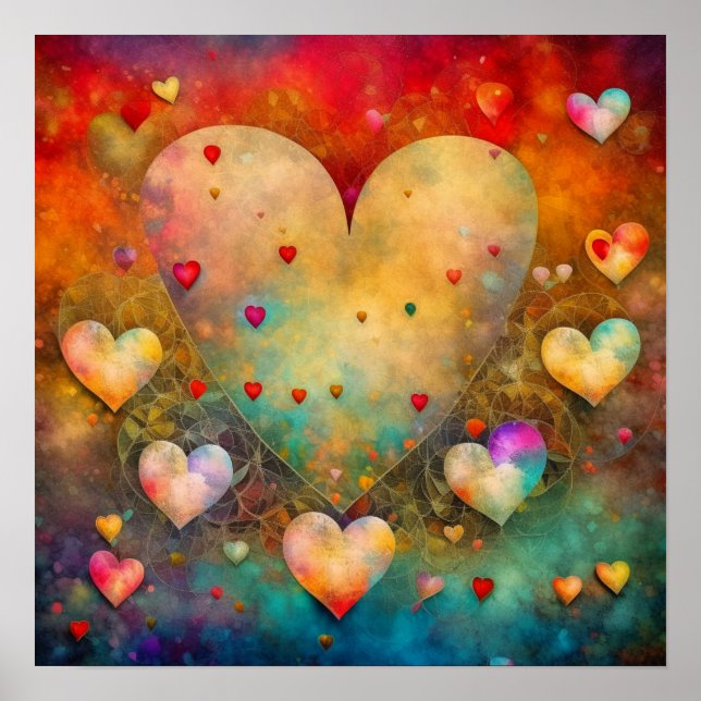 Poster Presente Romântico do Dia dos Namorados (Frente)