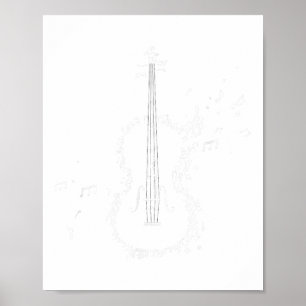 Poster Presente Tocador de Violino Música Clássica Orques
