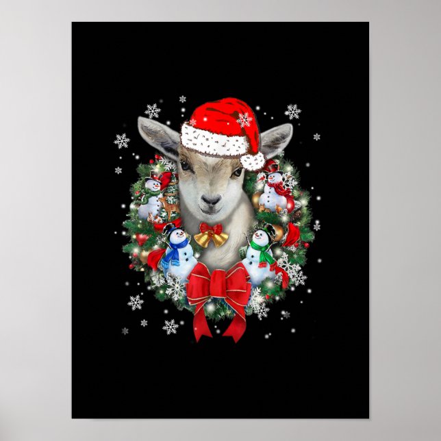 Poster Presente X-mas para decoração do Enfeites de natal (Frente)