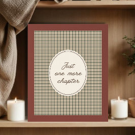 Poster Presente Xadrez Vintage Elegante Amante de Livros