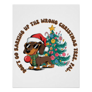 Pôster Presente Xmas Não Vá Barrar