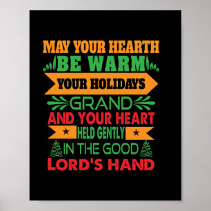 Poster Presente Xmas Que Seu Coração Esteja Quente