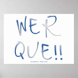 Poster Presentes artísticos Werque palavra orgulho gay d