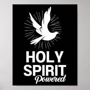 Poster Presentes Cristãos De Espírito Dove Poderosos Para