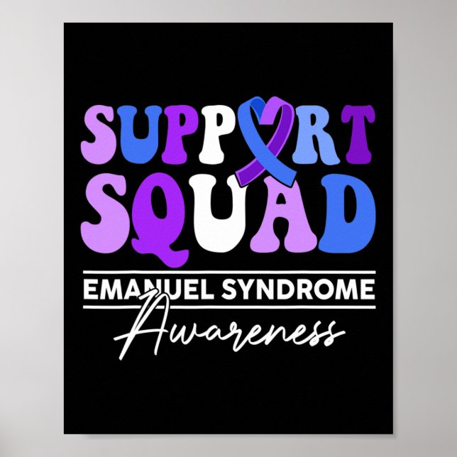 Poster Presentes da Síndrome do Sol Squad Emanuel  (Frente)