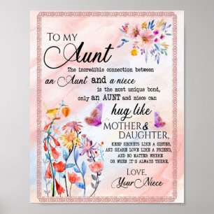Poster Presentes da tia Carta À Minha Tia Amor Da sobri