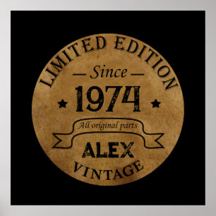 Poster Presentes de 50 anos personalizados