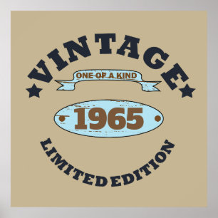 Poster Presentes de 60 anos personalizados