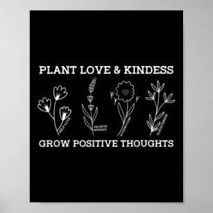 Poster Presentes de Autocuidado Pensamentos Positivos Gen