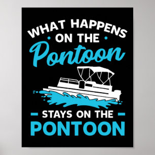 Poster Presentes de Barco Pontão Capitão Amante da Festa