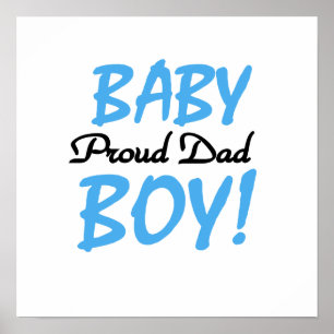 Poster Presentes De Bebê Pai Orgulhoso