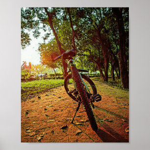 Poster presentes de bicicleta de montanha