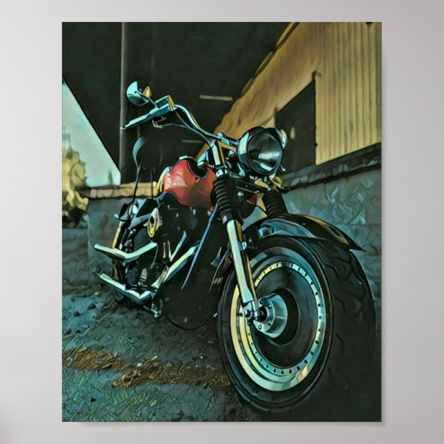 Poster Presentes de Biker (Frente)