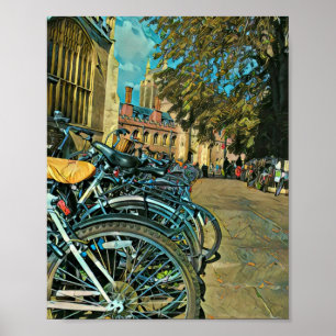 Poster Presentes de ciclismo de safra