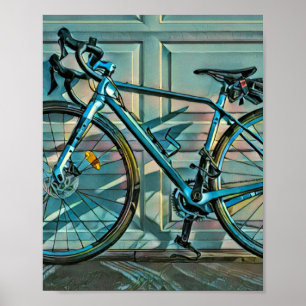 Poster Presentes de ciclismo para pai