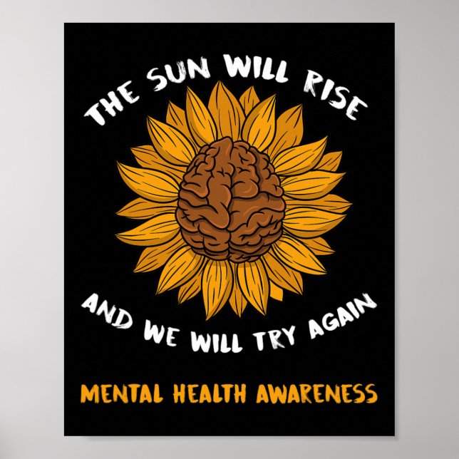 Poster Presentes de Consciência Suicida Prevenção Saúde M (Frente)