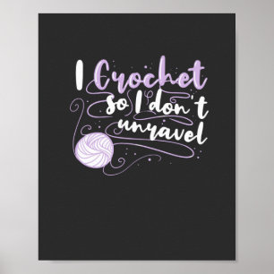 Poster Presentes de Crocheting