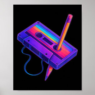 Poster Presentes de Fantasias de Festa Retro dos Anos 80