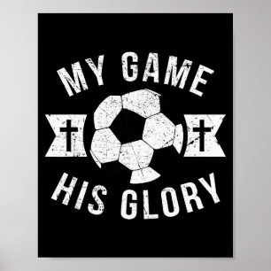 Poster Presentes de Futebol Cristão Frases para Adolescen
