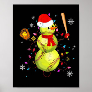 Poster Presentes de Natal Engraçados Softll Boneco de Nev