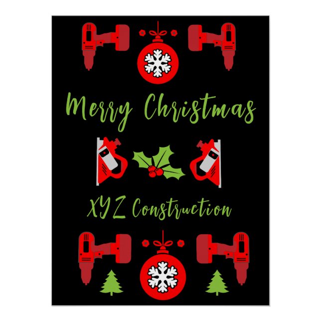 Pôster Presentes de Natal para Melhoramento Doméstico (Frente)