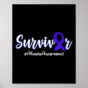 Poster Presentes de Suporte à Conscientização da Ataxia d
