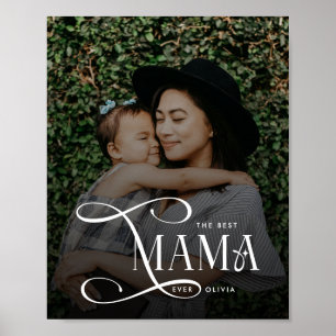 Poster Presentes do Dia das Mães com Foto da Melhor Mamãe