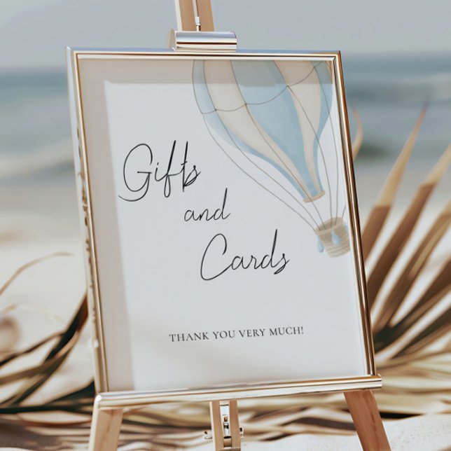 Poster Presentes e cartões de Chá de fraldas de balão de  (Criador carregado)