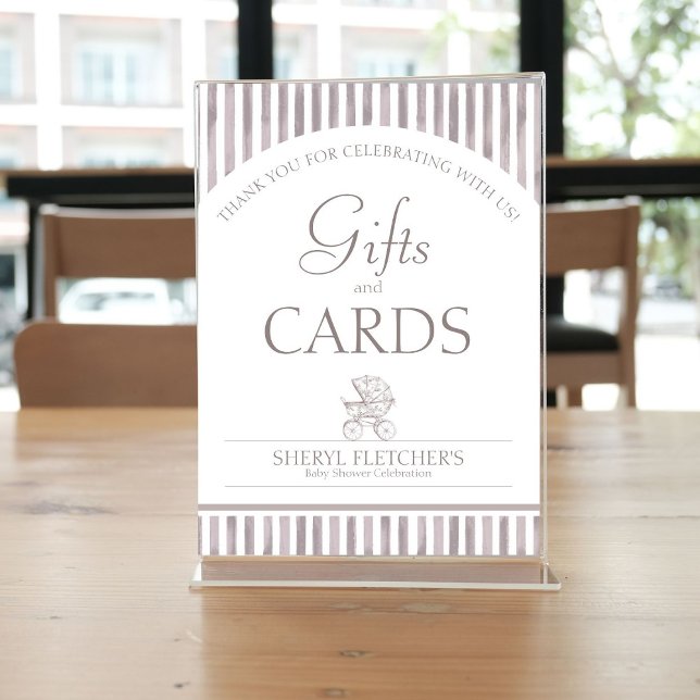 Poster Presentes e placas de Chá de fraldas de ferramenta (Criador carregado)