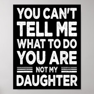 Poster Presentes Engraçados do Pai para Homens da Filha P