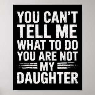 Poster Presentes Engraçados do Pai para Homens da Filha P