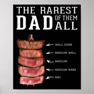 Poster Presentes engraçados para homens BBQ mais raros Me