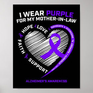 Poster Presentes Eu Visto Roxo Em Memória Da Minha Mãe He