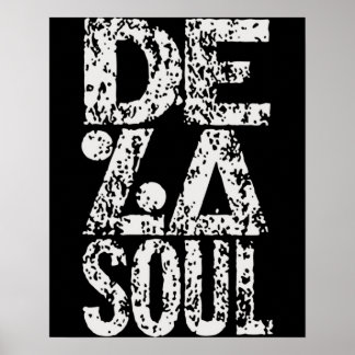 Poster Presentes Legal De Música Retro De La Soul Para Ve
