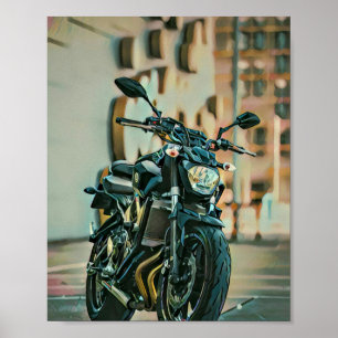 Poster Presentes legal para motociclistas
