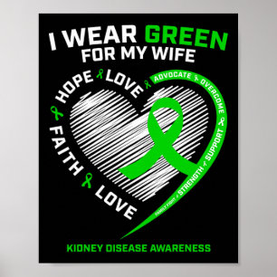 Poster Presentes Marido Esposa Doença Renal Awarenes