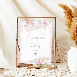 Poster Presentes Modernos de Brida de Flor Florestal de J