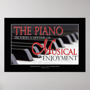 Poster Presentes para Estudantes de Piano - Piano