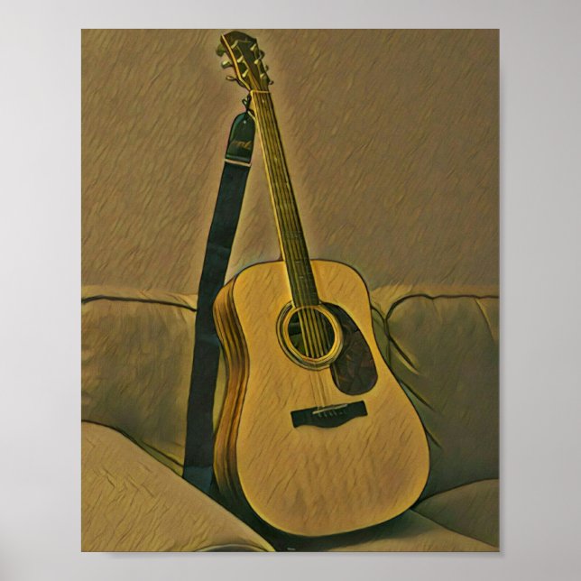 Poster Presentes para guitarristas (Frente)