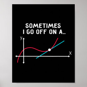 Poster Presentes para Professores de Matemática - Às veze