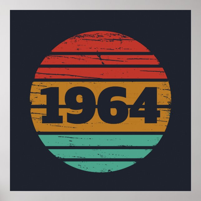 Poster Presentes personalizados de 60 anos de idade para  (Frente)
